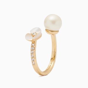 KATE SPADE • Disco Pansy Adjustable Ring